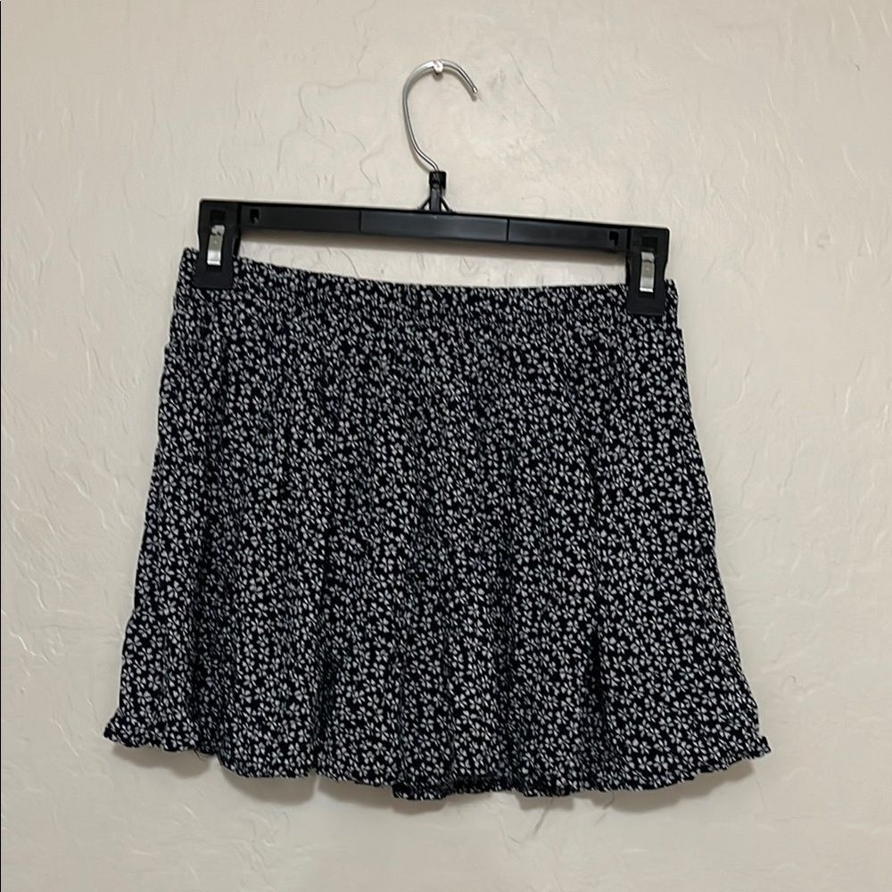 Brandy Melville Floral Blue White Women's Skirt Boho Cottage Core Feminine
